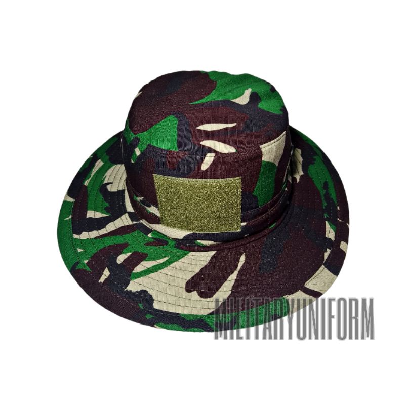 Topi rimba loreng tni ad topi rimba kawat malvinas/kasad