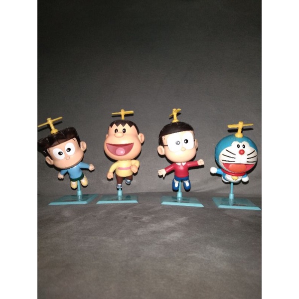 Mainan Preloved Mini Figure Alfamart 2013 Doraemon Kepala Puzzle