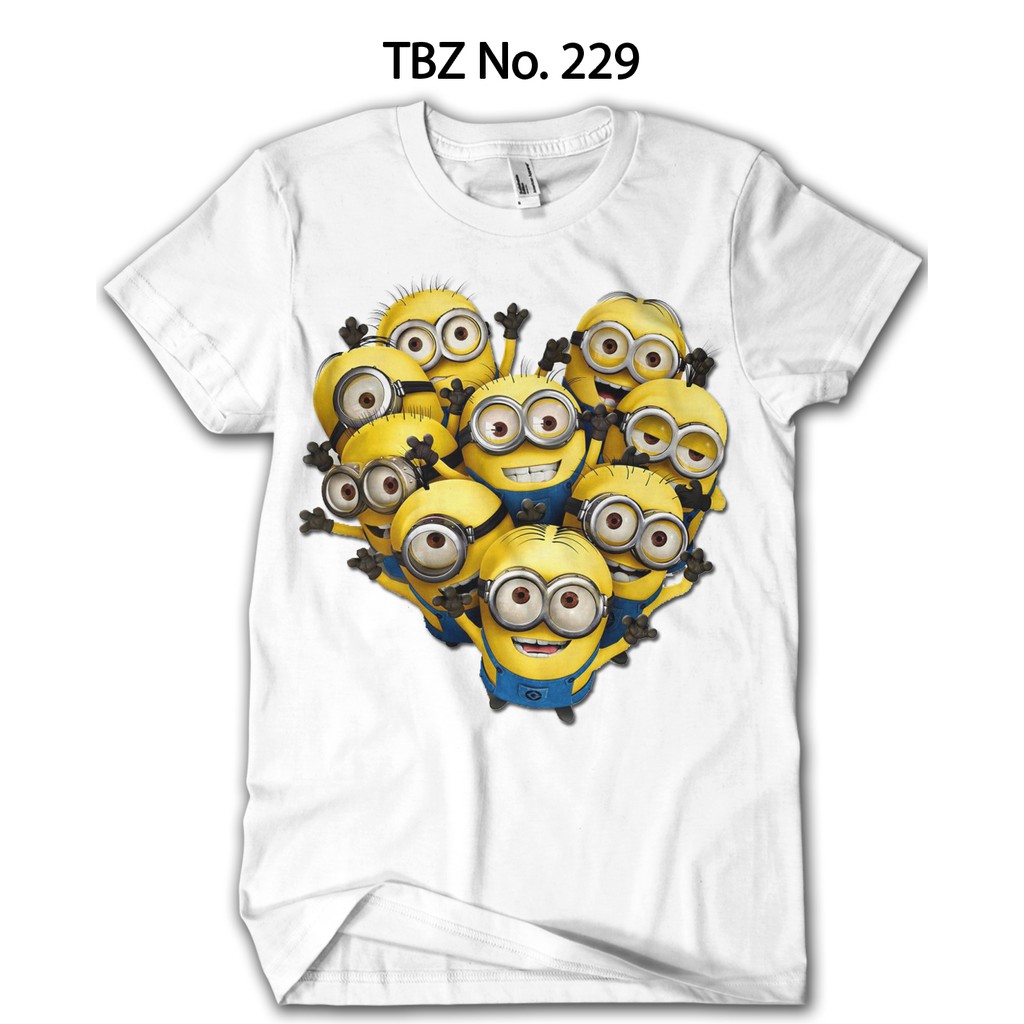Baju Minion Despicable Me DEWASA Premium Katun Original