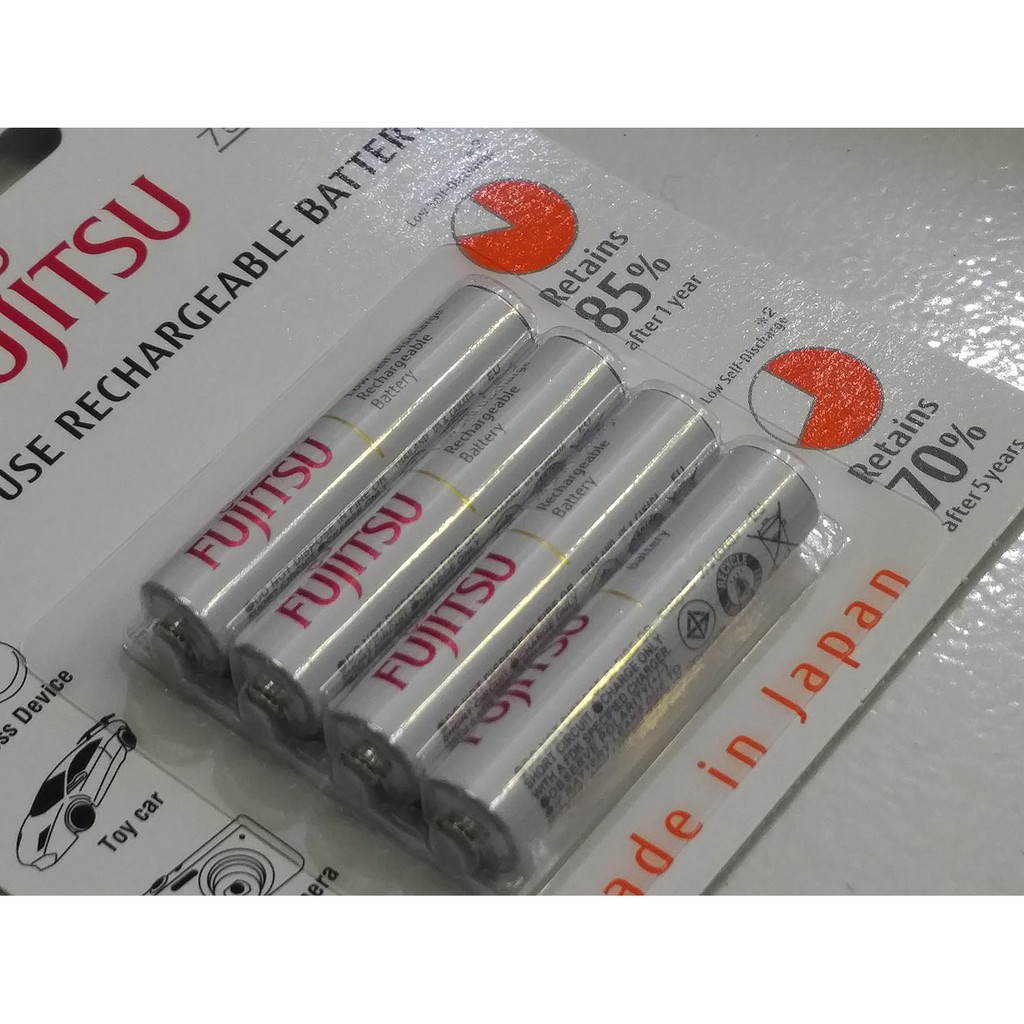 Baterai / Battery Fujitsu 4 Pcs AAA 750mAh (Made In Japan)