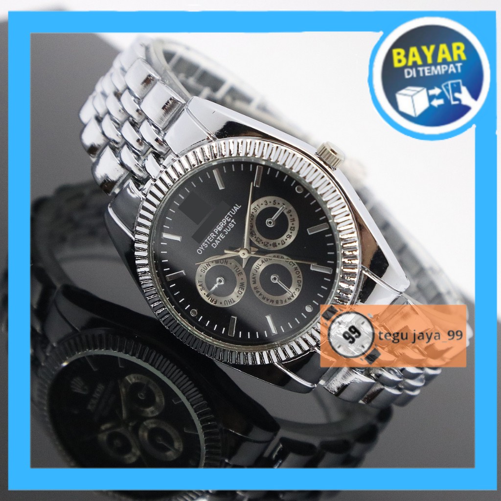 JAM TANGAN FASHION KASUAL PRIA WANITA STRAP RANTAI GROSR MURAH