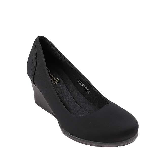 Robelli Sepatu Wedges Alisa In Black RA3057BK - 37