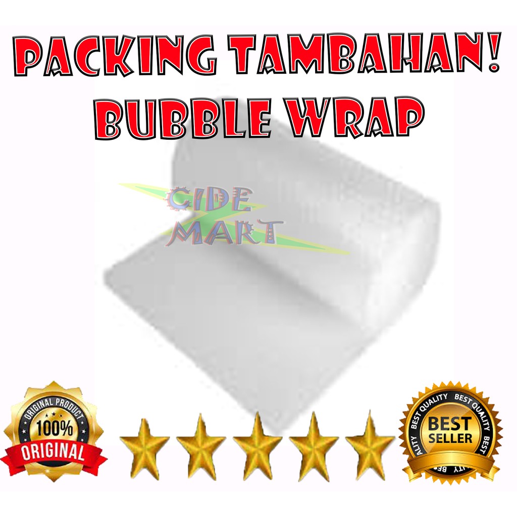 PACKING TAMBAHAN BUBBLE WRAP