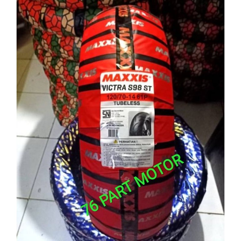 BAN MAXXIS VICTRA UK 120/70 RING 14 FREE PENTIL