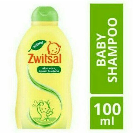 Zwitsal Natural Baby Shampoo Aloe Vera Kemiri &amp; Seledri 100ml / Shampo Bayi