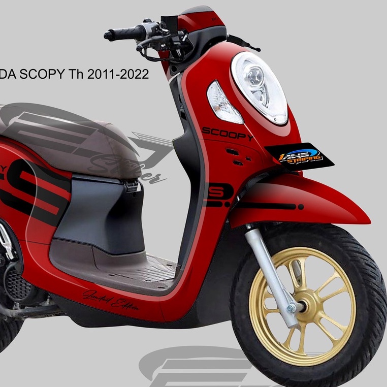 STIKER DECAL HONDA SCOOPY FULL BODY TERBARU / STICKER VARIASI SCOOPY HONDA 2022 2021 / STICKER SCOOPY