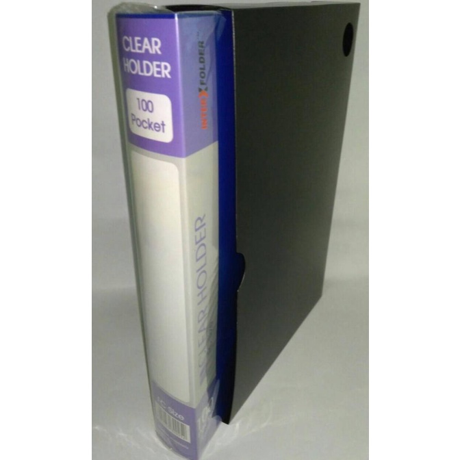 

COD Inter X Clear Holder Folio Isi 100 Lembar - Biru PROMOKode 3660