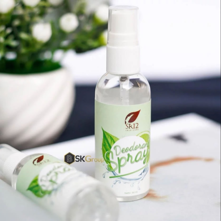 Deodorant Spray SR12/ Penghilang Bau Ketiak/ Pemutih Ketiak