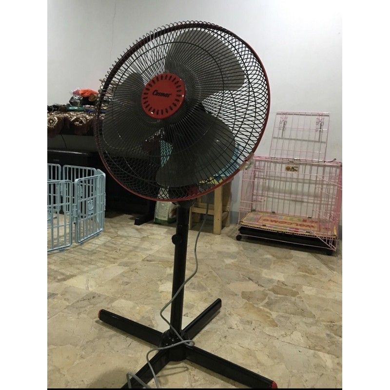 PROMO COSMOS 16 XDC 16XDC XDC16 KIPAS ANGIN STAND FAN BERDIRI KAKI SILANG X 16" INCI INCHI INCH 40 C