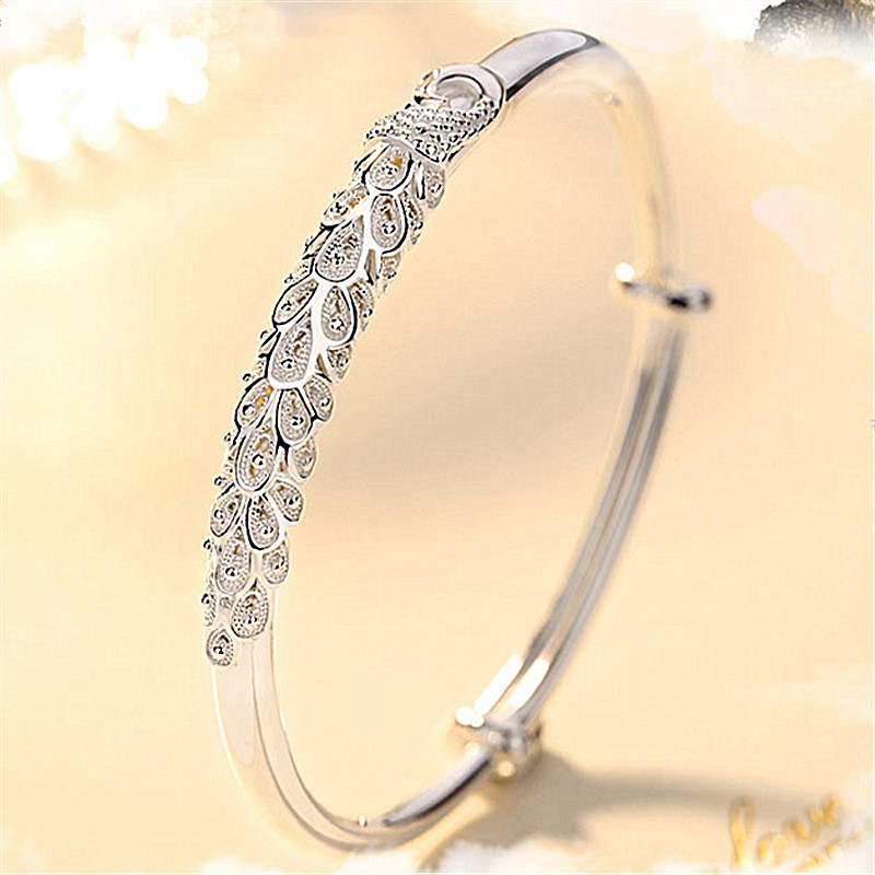 Gelang Perak Asli / Bracelet S925 / Sterling Silver /Wanita Korea Unik bracelet / Charm Gelang pria & Wanita / Gelang Couple / Gelang TitaniumA1-8