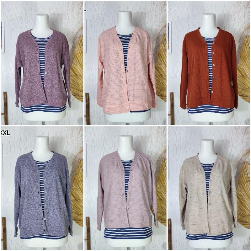 CARDIGAN RAJUT NUX FULL TAG LABEL OUTER WANITA TERBARU BRAND MATAHARI MURAH ORIGINAL