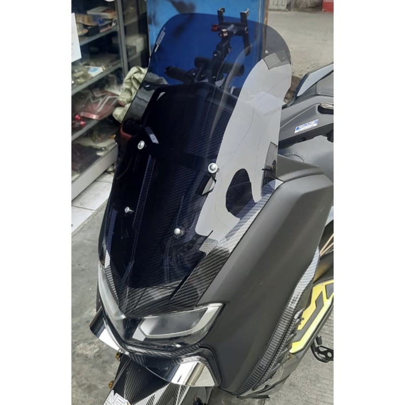 visor windshield yamaha nmax old model xmax ultimate panjang 57cm tebal 3mm