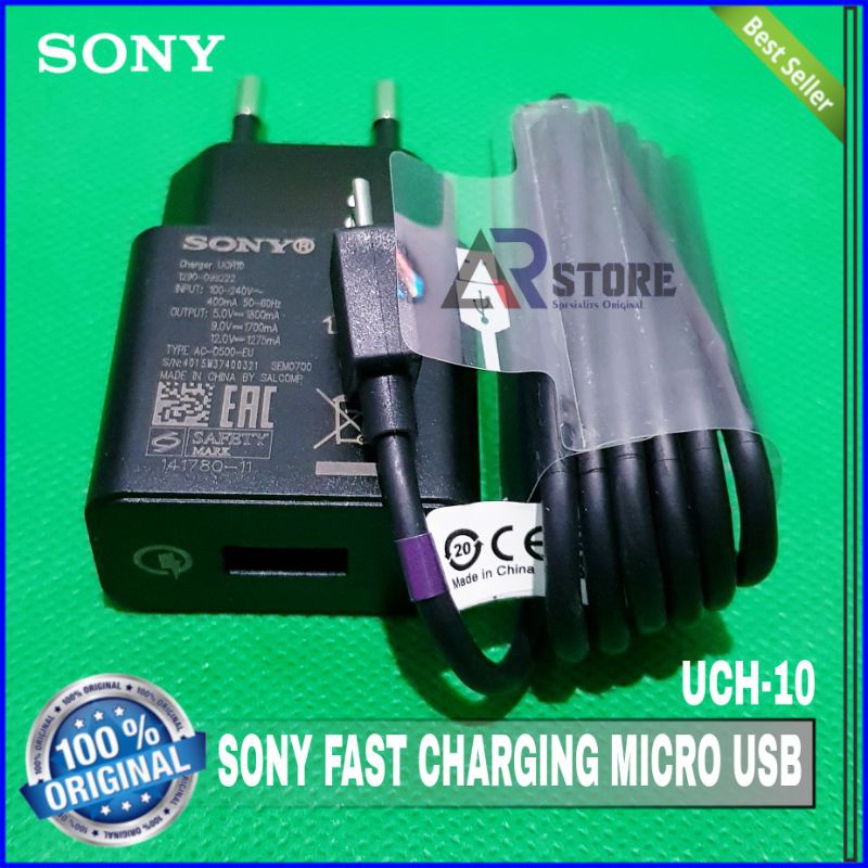 Charger Sony Xperia XA Dual XA Ultra XA Ultra Dual Original100% Micro USB