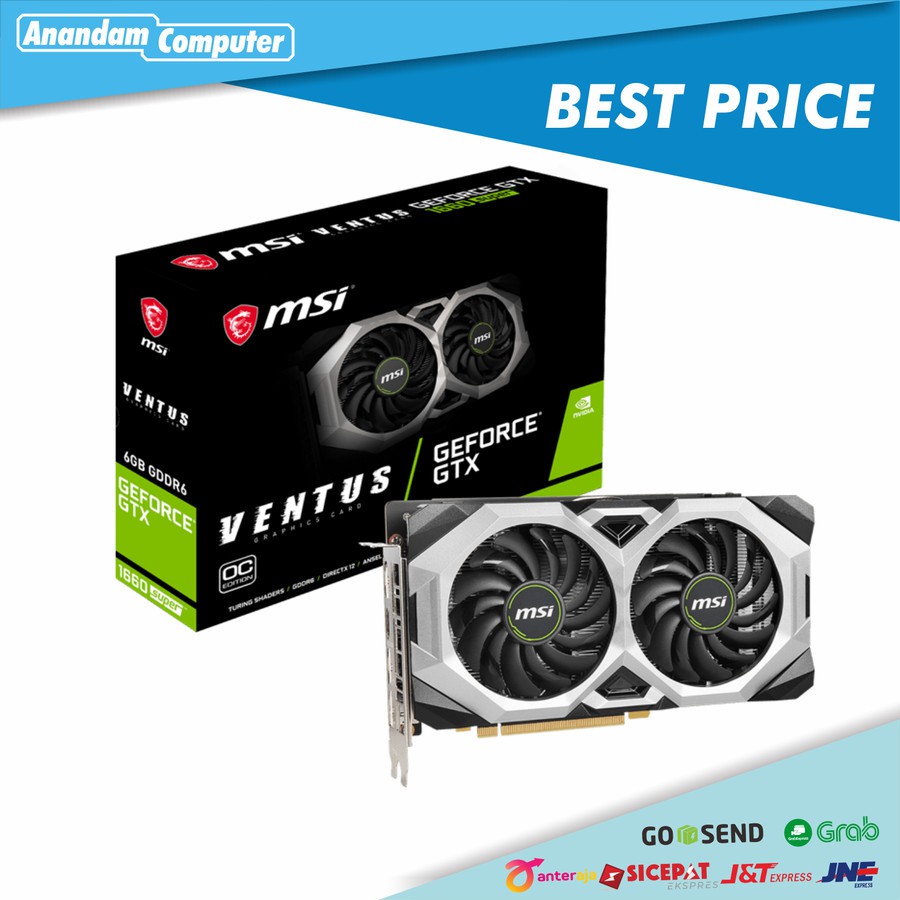 MSI GeForce GTX 1660 SUPER VENTUS OC 6GB GDDR6
