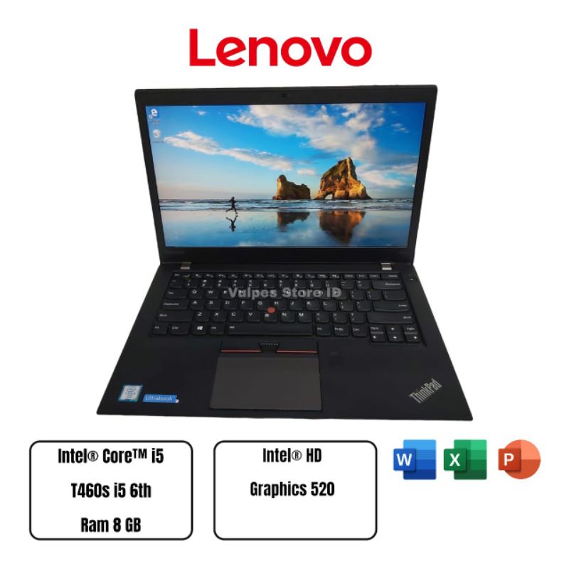 Laptop Slims Lenovo Thinkpad T460s Core i5 6th RAM 8