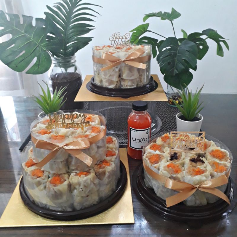 Dimsum Cake Halal / umiyu cake siomay tart ayam / kue ulang tahun / birthday cake / pempek cake