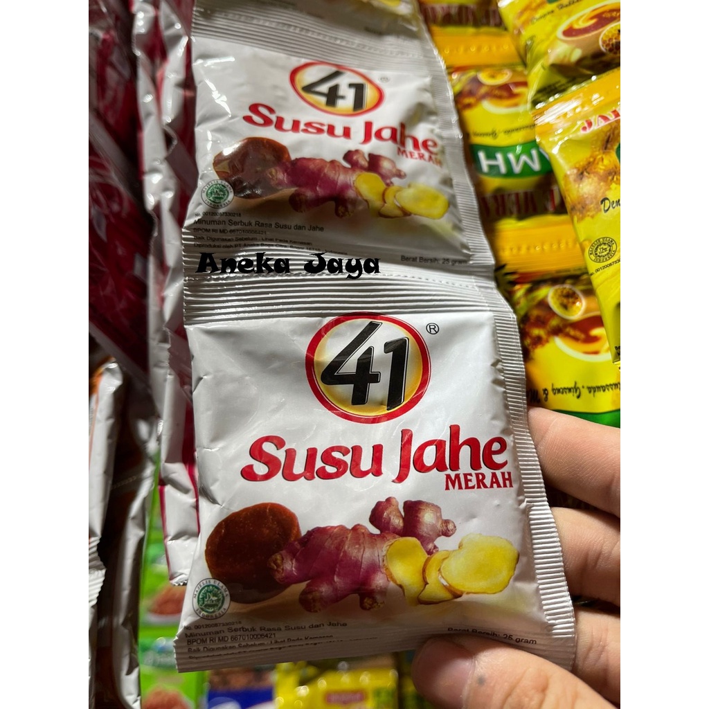 

Minuman Susu Jahe merah 41 1 Rc isi 10 bungkus