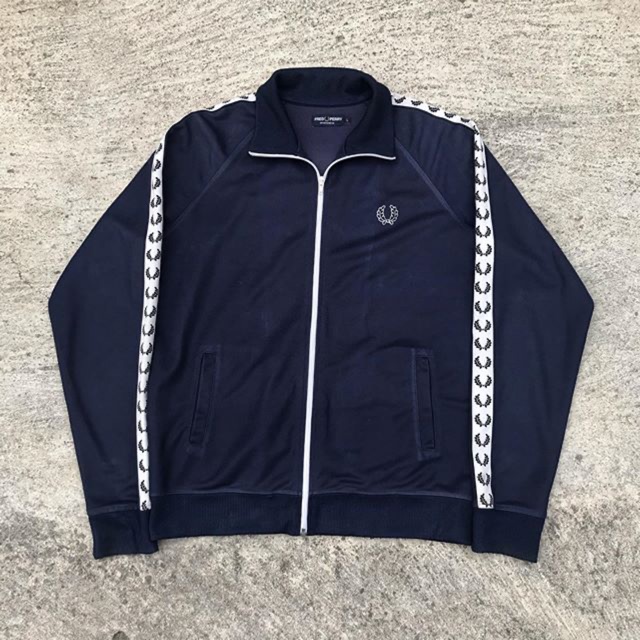 TRACKTOP FRED PERRY TAPED NAVY