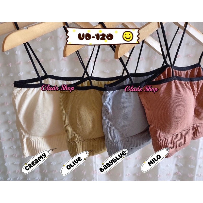 UD120 • Loona Croptop Import • Kemben Tanktop Tanpa Kawat Seamless • Bralette Pakaian Dalam • Fashion Wanita