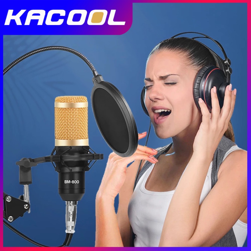 BM 800 Profesional Audio V8 Kartu Suara Set BM800 Microphone Studio Mikrofon Kondensor Untuk Karaoke Podcast Rekaman Live Streaming