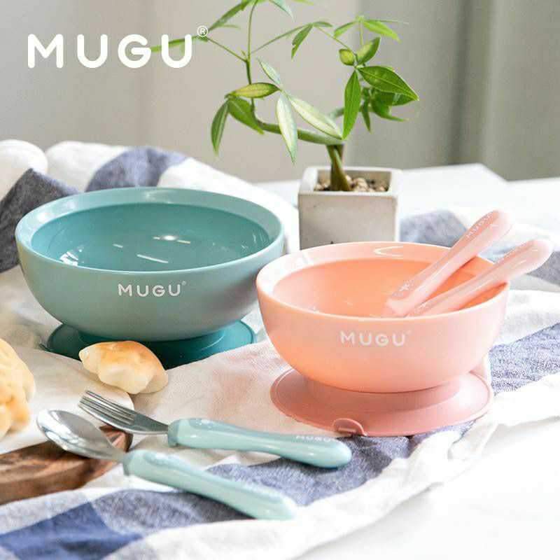 Mugu Antispill Suction Bowl - Mangkuk Makan Anak