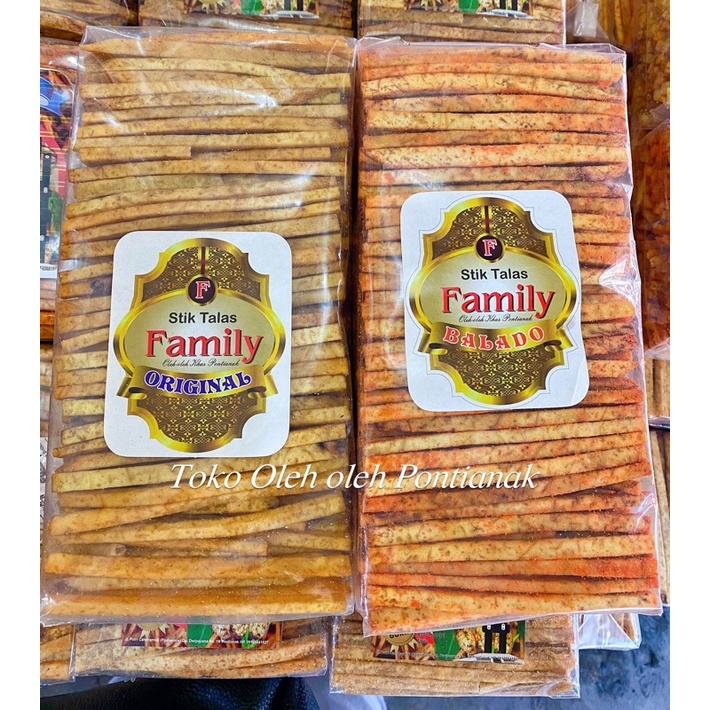 

Snack Stik Talas Susun Family 500g/ Talas Susun Khas Pontianak