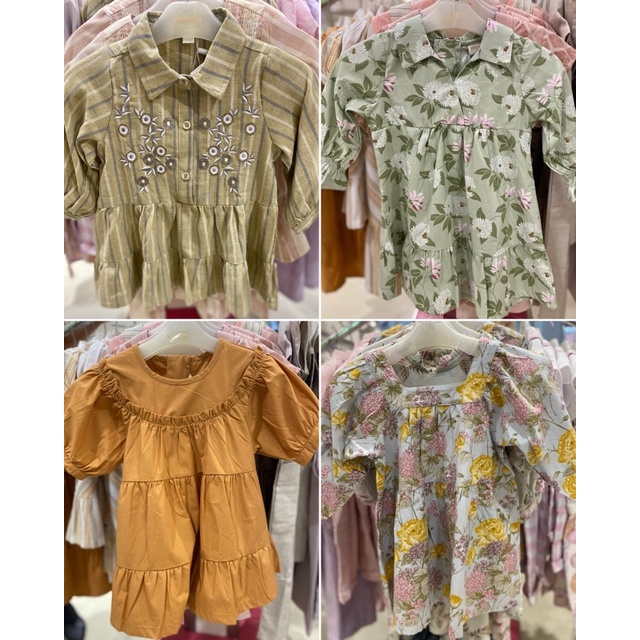 Dress Motif Anak perempuan PITO DITO (1-14tahun)