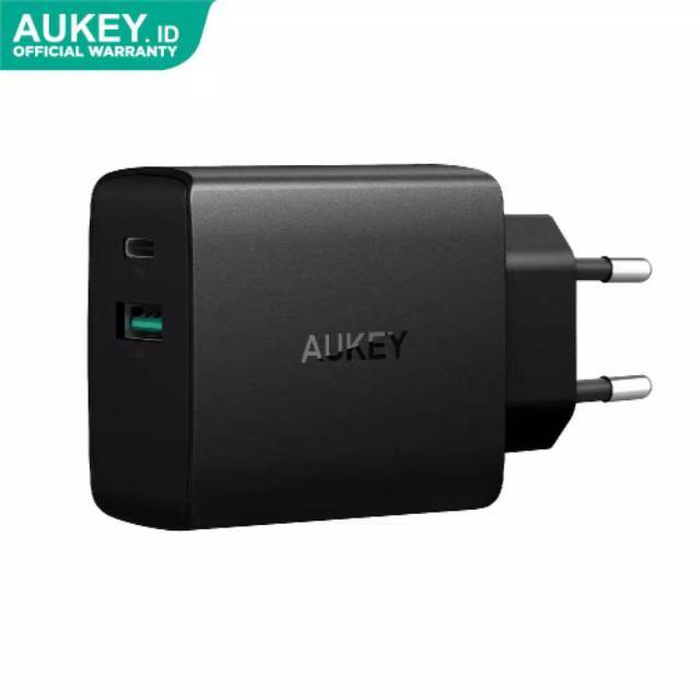 Aukey Amp Dual Port Wall Charger with USB C Output Original