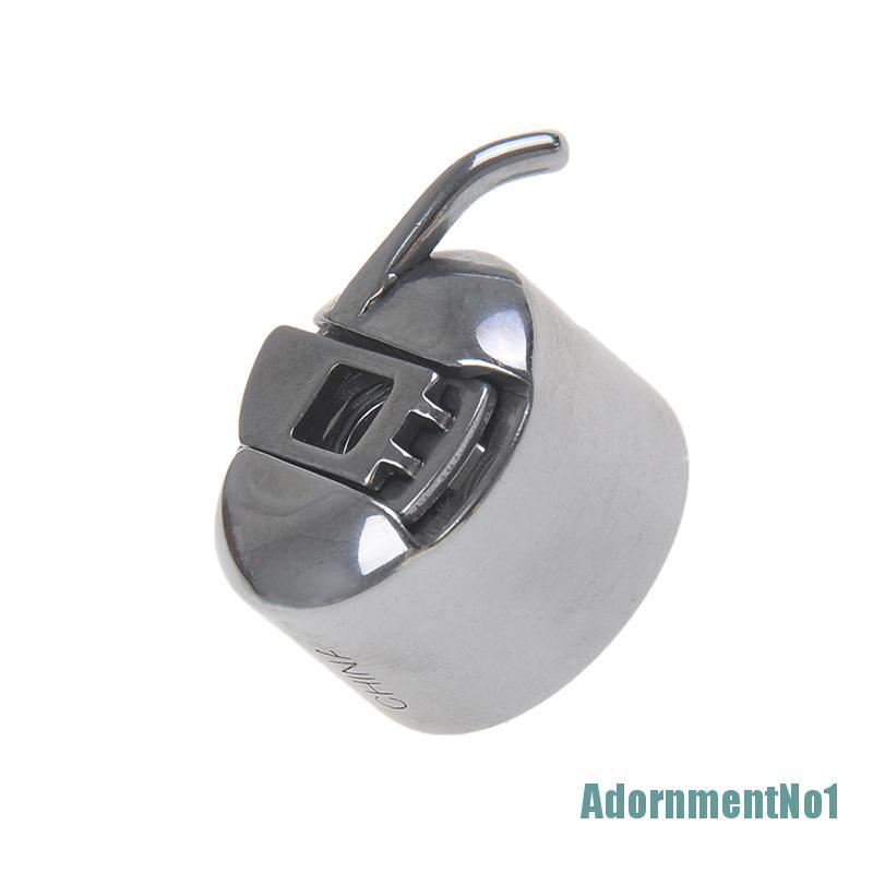 (AdornmentNo1) Case Bobbin Mesin Jahit Bahan Metal Warna Silver