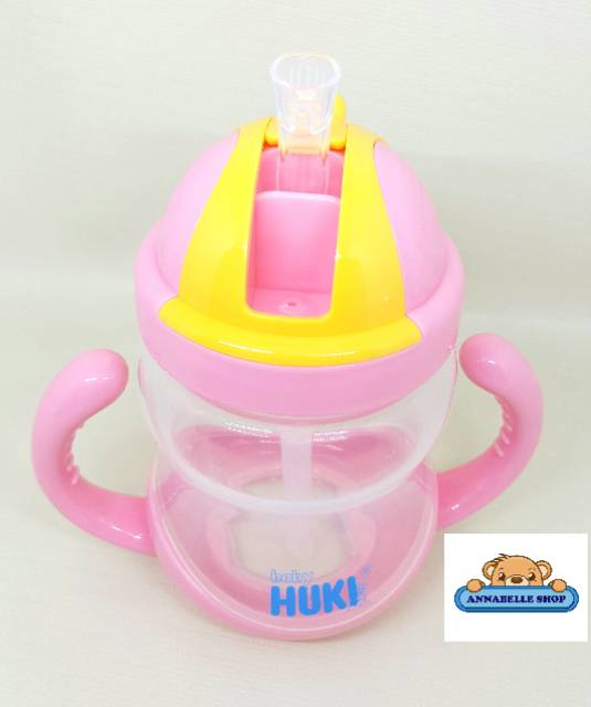 Huki TRAINING CUP with Straw 240ml botol sedotan