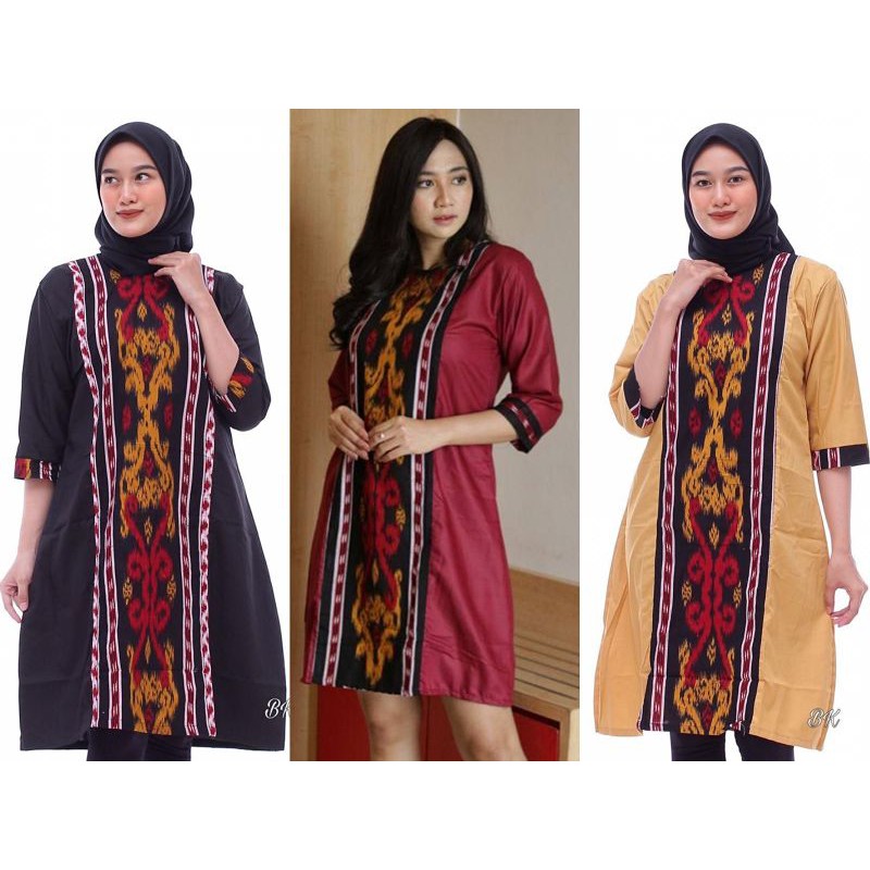 cod-- tunik batik kampus ori/ blouse batik