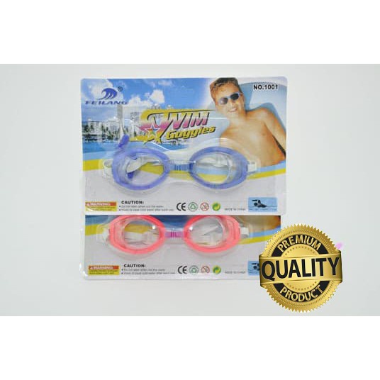 KACAMATA RENANG FEILANG / Kacamata Renang + Penutup Telinga Kacamata Renang Anti Silau - Swimming Goggle