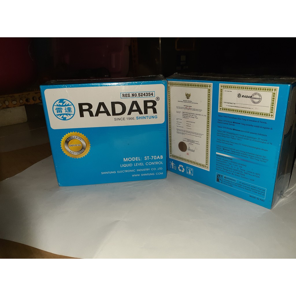 RADAR SHINTUNG ORIGINAL - Pelampung Otomatis Air Toren