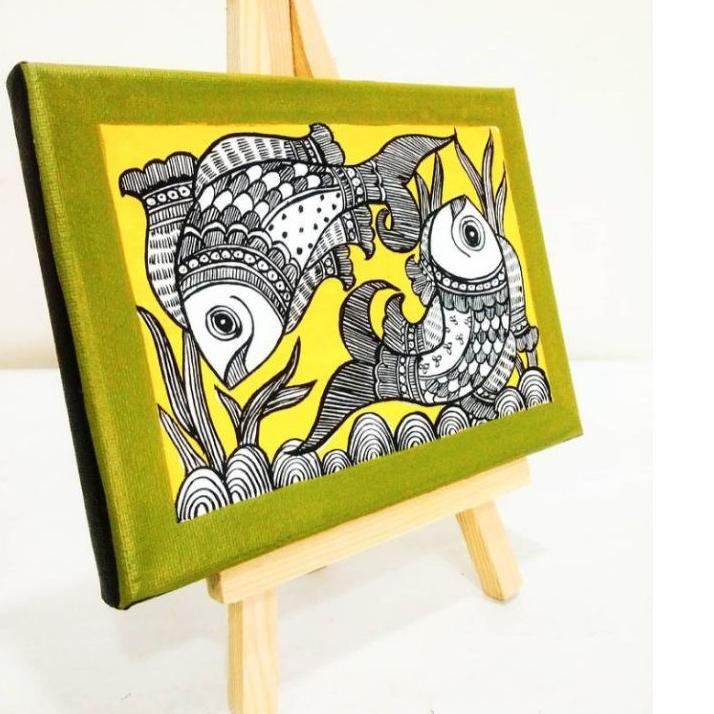 

[SKU : 06SBK] PAKET LENGKAP / KANVAS 20X30CM / PALET / CAT ACRYLIC / KUAS NO.1 / EASEL ( STANDING KANVAS )
