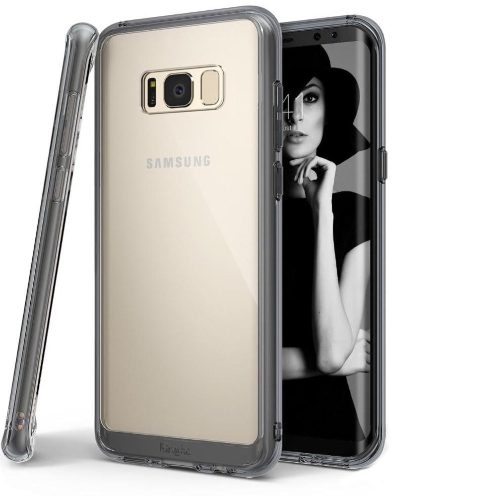 HOT RINGKE CASE FUSION SAMSUNG GALAXY S8 PLUS ORIGINAL - SMOKE BLACK