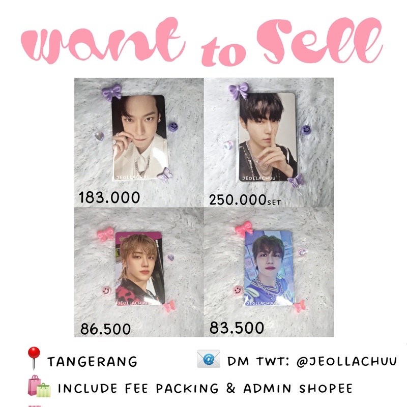 Photocard PC NCT doyoung Jaemin ( fortune scratch selca, AR resonance, jewel glitch mode, TC trading