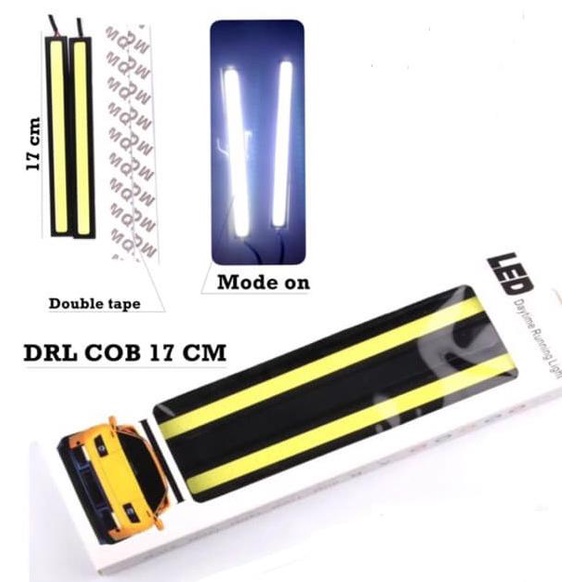 Terlaris Drl Cob 17 Cm Led Strip Lampu Variasi Mobil
