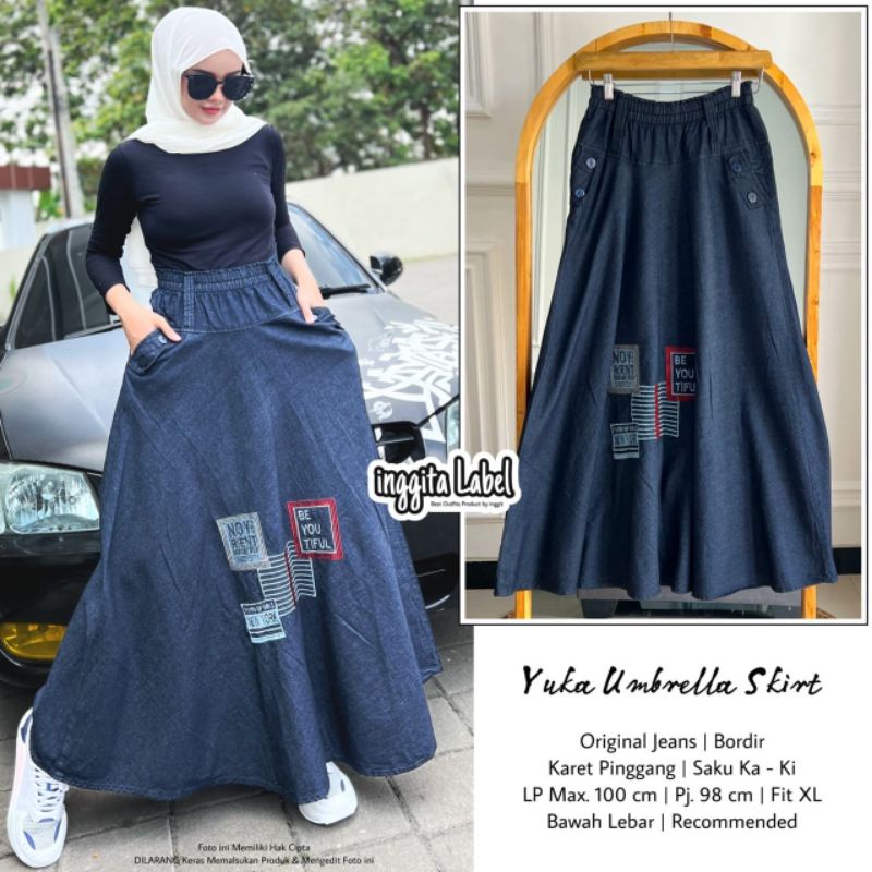 Yuka Umbrella Skirt Original inggita Label