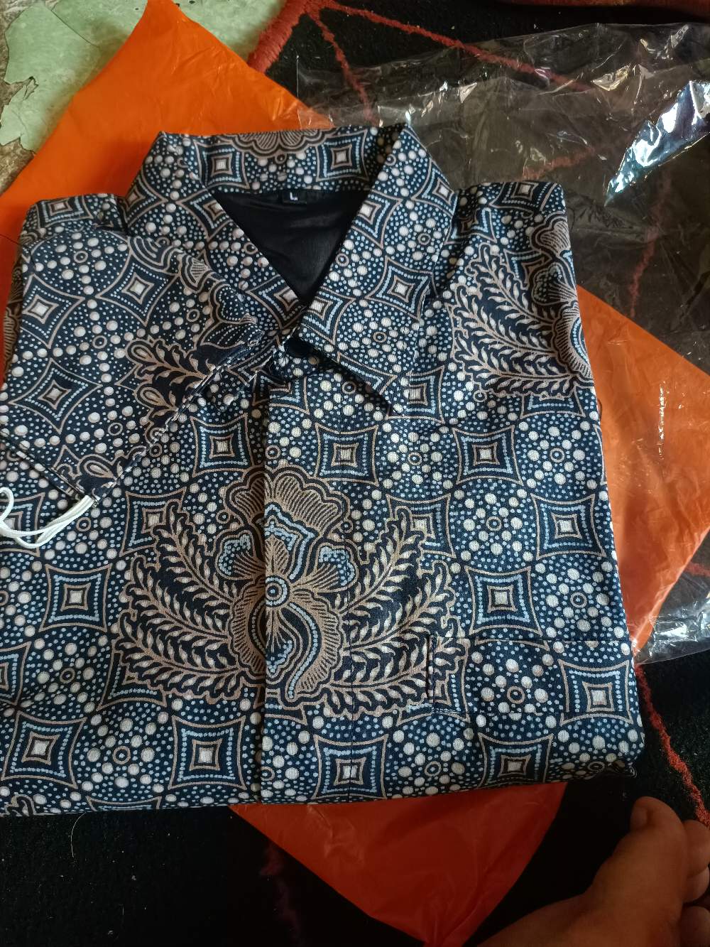 Mandala Hijau Batik Pria Lengan Panjang Full Furing Batik Solo