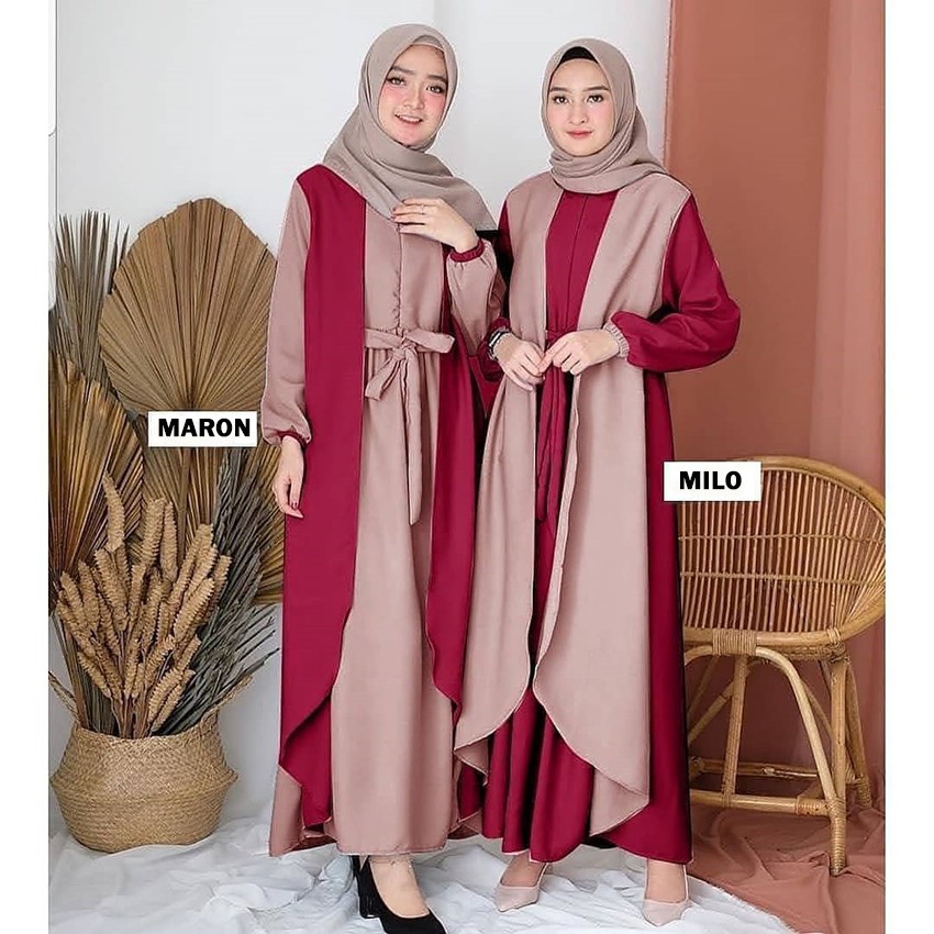 BAJU MUSLIM WANITA / RAMADHANI DRESS / DRESS WANITA / GAMIS TERBARU