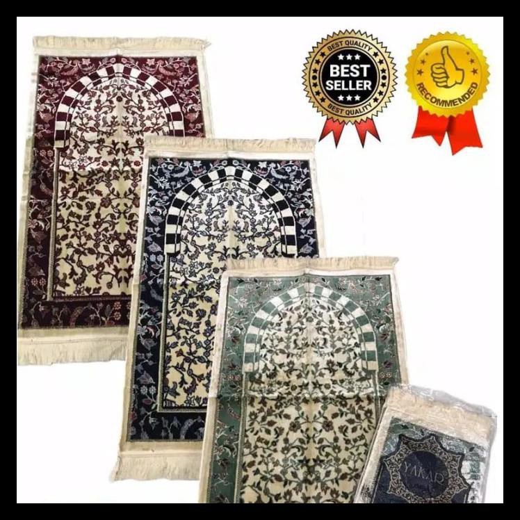 TERBARU SAJADAH YAKAR MOTIF RAUDAH WANGI EXCLUSIVE - HITAM