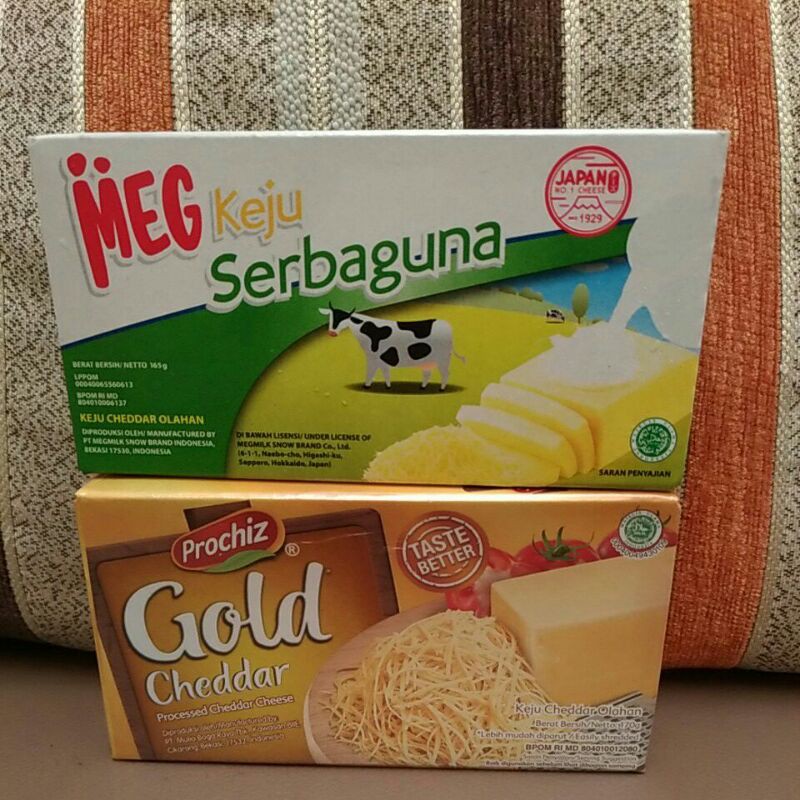 Kraft Meg / Prochiz Gold Cheddar / Emina Keju Serbaguna 160gr Mild Cheese