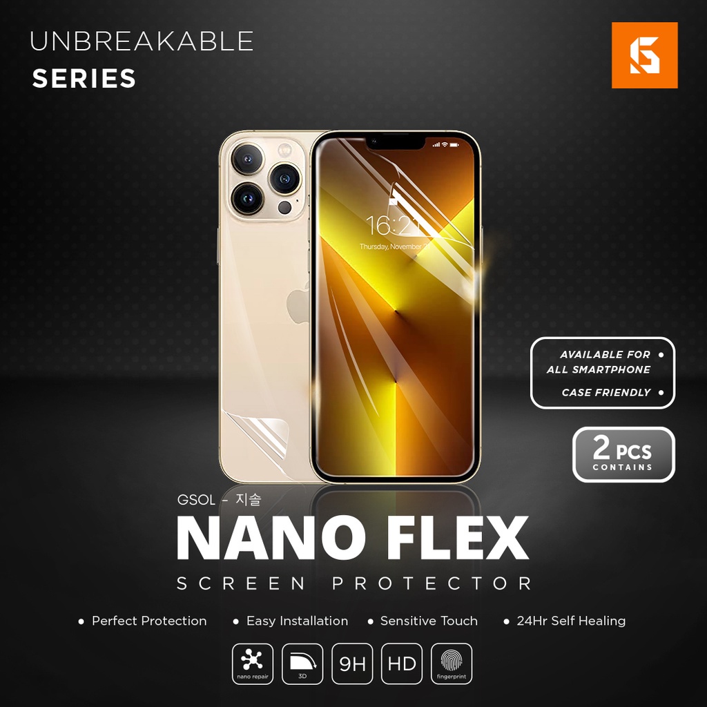 GSOL NANO FLEX SCREEN PROTECTOR SHARP AQUOS MINI SHV38 ANTI GORES