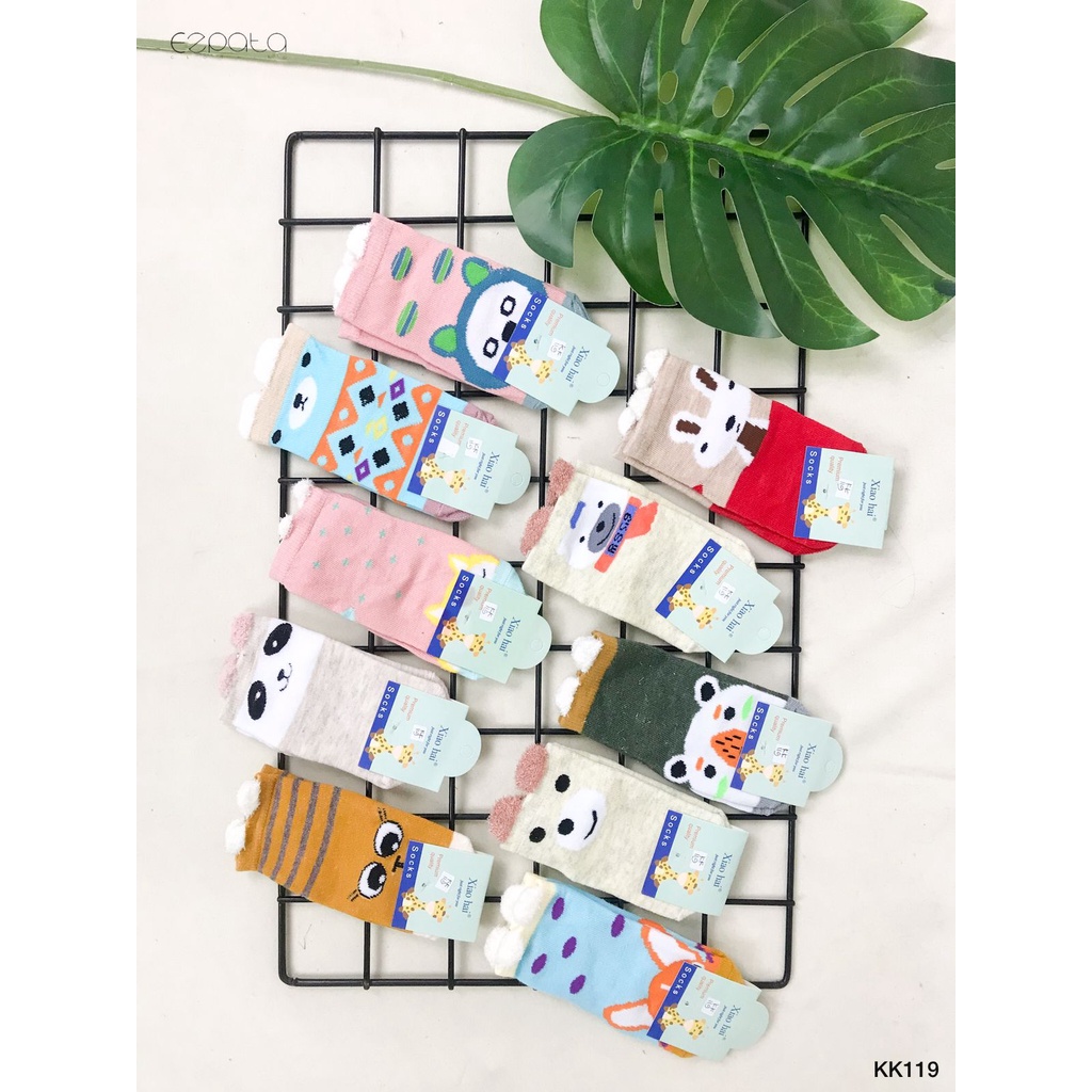 Kaos Kaki Hidden Sock TK Laki-laki Perempuan Unisex Motif Karakter Lucu Ala Korea Random Kekinian Terbaru