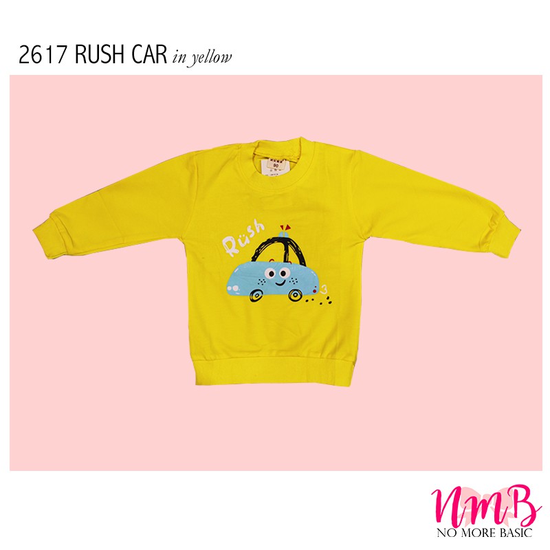 Kids Sweater 2617 Rush Car -  Baju Lengan Panjang Anak