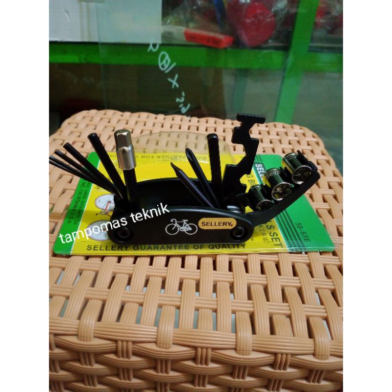 Kunci Sepeda Lipat Sellery Folding Bicycle Tools Set