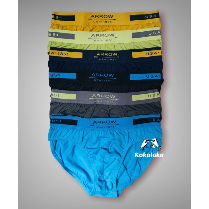 pria-dalam-celana- arrow underwear celana - hitam, l -celana-dalam-pria.