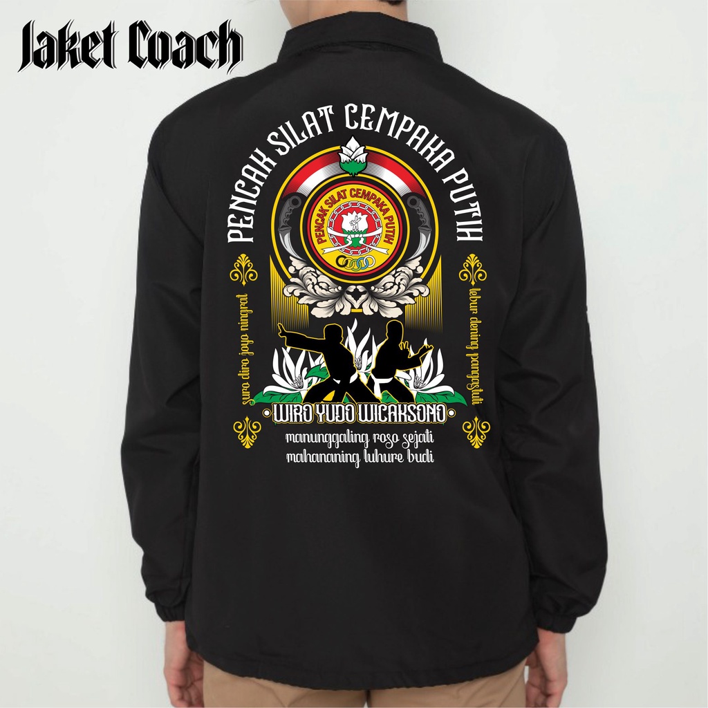 JAKET COACH CEMPAKA PUTIH | JAKET COACH PENCAK | JAKET COACH PSCP KEREN