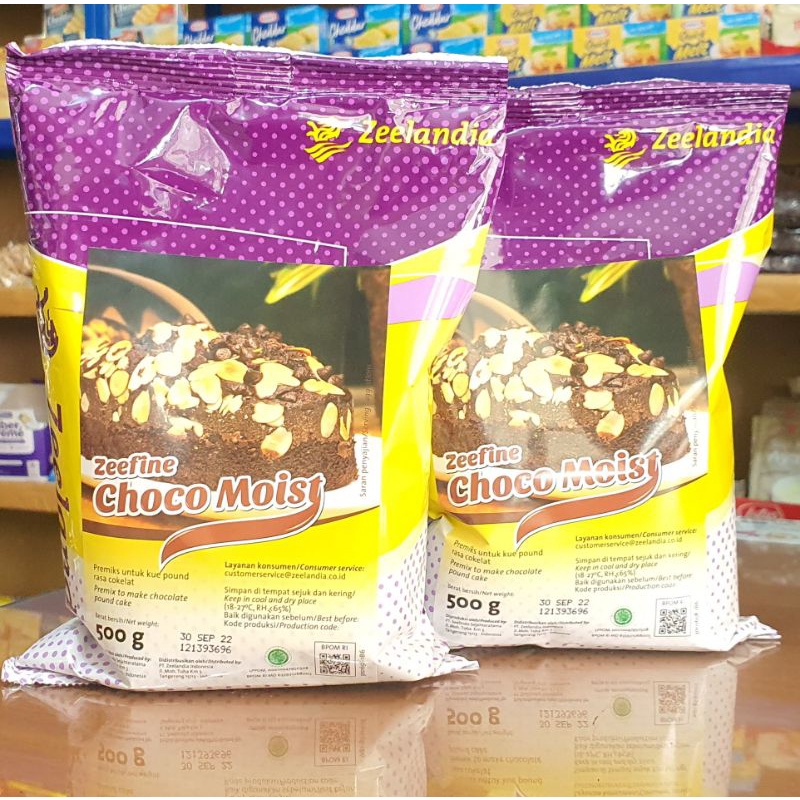 

Tepung Premix Chocomoist Zeefine 500Gr / Tepung Chocomoist Zeelandia