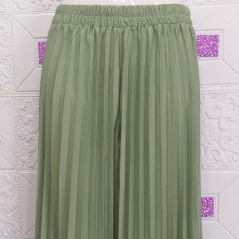 Rok Plisket Premium /Rok Panjang Rempel Besar/ Rok Plisket Premium Maxi Skirt